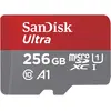 Image de SANDISK Ultra (256 Go, microSDXC, U1, UHS-I), Carte mémoire, Gris, Rouge