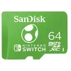 Image de Carte mémoire microSDXC SanDisk Yoshi 64 Go Vert pour Nintendo Switch