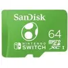 Image de SANDISK Nintendo Switch Card (64 Go, microSDXC, U3, UHS-I), Carte mémoire, Vert
