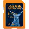 Image de SanDisk Outdoors FHD SDXC UHS-I Card - 64GB Single Pack - SDSDUNR-064G-GN6VN