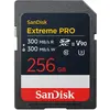 Image de SANDISK Extreme PRO UHS-II V90 (256 Go, SDXC, U3, UHS-II), Carte mémoire, Noir, Rouge