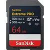 Image de SANDISK Extreme PRO UHS-II V90 (64 Go, SDXC, U3, UHS-II), Carte mémoire, Noir, Rouge
