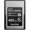 Image de SANDISK PRO-CINEMA CFexpress (480 Go, CFexpress type A), Carte mémoire, Noir, Argent