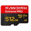 Image de SanDisk Extreme PRO - Carte mémoire flash (adaptateur SD inclus(e)) - 512 Go - A2 / Video Class V30 / UHS-I U3 - microSDXC UHS-I
