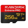Image de SanDisk Extreme PRO - Carte mémoire flash (adaptateur SD inclus(e)) - 256 Go - A2 / Video Class V30 / UHS-I U3 - microSDXC UHS-I