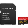 Image de SANDISK Extreme Pro (32 Go, microSDHC, U3, UHS-I), Carte mémoire, Rouge, Noir