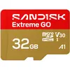 Image de Sandisk Extreme Go (32 Go, microSDHC, U3, UHS-I), Carte mémoire, Or, Rouge