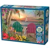 Image de Cobble Hill Puzzle Paradies auf einer Insel 500 Teile (500 pièces)