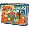 Image de Cobble Hill Puzzle 500 pieces Pumpkin Patch Cats (500 pièces)