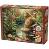 Image de Cobble Hill Puzzle 275 pieces Koi Cat (275 pièces)