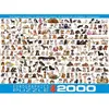 Image de Puzzle the world of dogs multicolore adulte animaux 2000 pieces - Eurographics