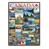 Image de Puzzle Eurographics - Affiches vintage de Voyage Canada, 1000 pièces