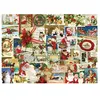 Image de Puzzle Eurographics - Cartes de Noël vintage, 1000 pièces