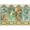 Image de Puzzle 1000 pièces : Alphonse Maria Mucha : Les 4 saisons Eurographics