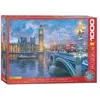 Image de Puzzle Eurographics - Dominic Davison : Le réveillon de Noël à Londres, 1000 pièces