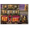Image de Puzzle Eurographics - David Mc Lean : Restaurant au Chapeau Rouge, 1000 pièces