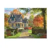 Image de Puzzle Eurographics - Dominic Davison : La maison de campagne bleue, 1000 pièces