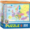 Image de Puzzle 200 pièces : Carte de l'Europe Eurographics