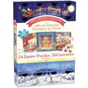 Image de Calendrier de l'Avent : 24 Puzzles : Joyeux Noël Eurographics