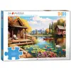 Image de Eurographics Connecting Pieces 24 - Lake Cottage by Lauai (24 pièces)