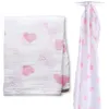 Image de Lange Mousseline - C?urs roses