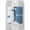 Image de Lange mousseline pack de 2 - Fl?ches bleues