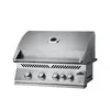 Image de Barbecue gaz encastrable Napoléon BIG 32 serie 700 + rotissoire