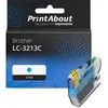 Image de Cartouche compatible Brother LC-3213C - Cyan - Grande capacité