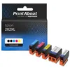 Image de Cartouche compatible Epson 202XL (C13T02E74010) - 5 couleurs - Grande capacité - Multipack