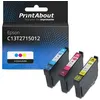 Image de Cartouche compatible Epson 27XL (T2715) - 3 couleurs - Multipack