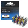 Image de Cartouche compatible Brother LC-3211VAL - 4 couleurs - Grande capacité - Multipack