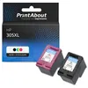Image de Cartouche compatible HP 305XL (6ZA94AE) - Noir + 3 couleurs - Grande capacité - Multipack