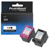 Image de Cartouche compatible HP 304 (3JB05AE) - Noir + 3 couleurs - Multipack