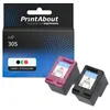 Image de Cartouche compatible HP 305 (6ZD17AE) - Noir + 3 couleurs - Multipack