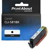 Image de Cartouche compatible Canon CLI-581BK - Noir