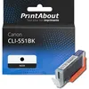 Image de Cartouche compatible Canon CLI-551BK - Noir