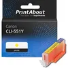 Image de Cartouche compatible Canon CLI-551Y - Jaune