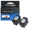 Image de Cartouche compatible Canon PG-540 / CL-541 - Noir + 3 couleurs - Multipack