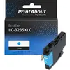 Image de Cartouche compatible Brother LC-3235XLC - Cyan - Grande capacité