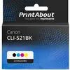 Image de Cartouche compatible Canon CLI-521BK - 4 couleurs - Multipack