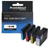 Image de Cartouche compatible Canon PGI-2500 BK/C/M/Y - 4 couleurs - Multipack