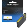Image de Cartouche compatible Epson 35 (C13T35844010) - Jaune