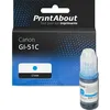 Image de Cartouche compatible Canon GI-51C - Cyan