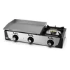 Image de Plancha Gaz Acier Poli 6 mm 11300 W HR Fainca