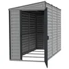 Image de Duramax Abri de Jardin PVC Adossable 4X8 - gris anthracite