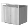 Image de Abri de jardin métal MODERN - 4,45m² - Mono pente - Aluminium blanc