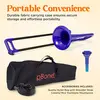Image de pBoneMusic PBONE 700639 MINI trombone with mouthpiece and bag blue (Trombone, Droites), Instrument à vent, Bleu