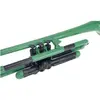 Image de pBoneMusic pTrumpet Green met hoes (Trompettes), Instrument à vent, Vert