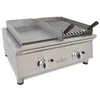 Image de Frytop à Gaz en Acier Rectifié + Barbecue à Gaz 35 cm Arilex