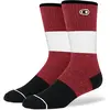 Image de Crankbrothers, Chaussettes de sport, Icon Casual Cotton Socks, rouge/noir/blanc, S/M 37-42 (UE) 5-9 (US) (S/M), Multicolore, Noir, Blanc, Rouge
